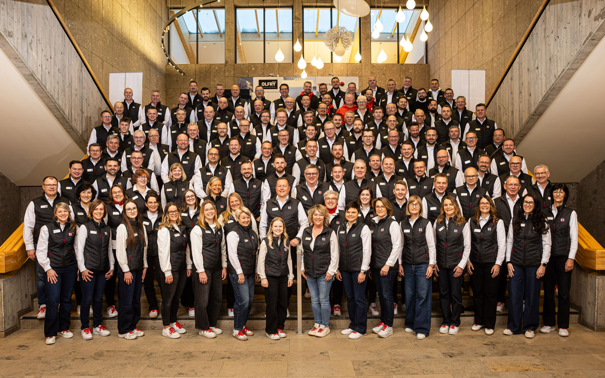 Foto aller baumit Mitarbeiter zum Allgäuer Baufachkongress.